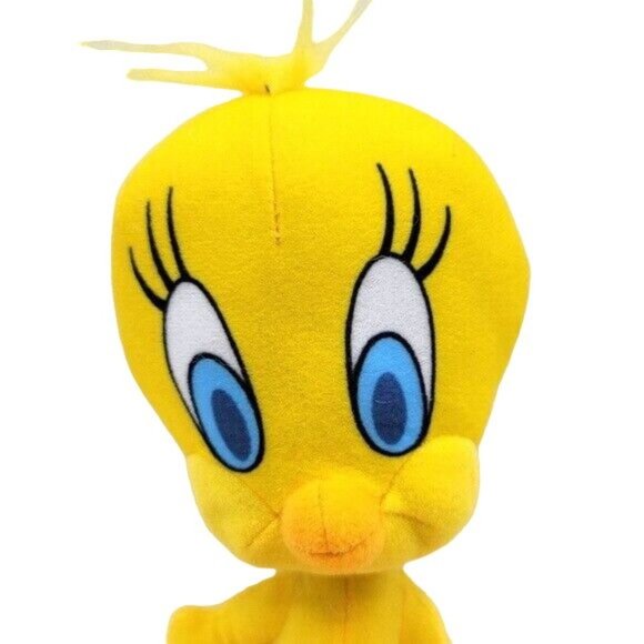 Looney Tunes Tweety Bird plush yellow 8.5" sitting stuffed animal cartoon - Picture 2 of 10